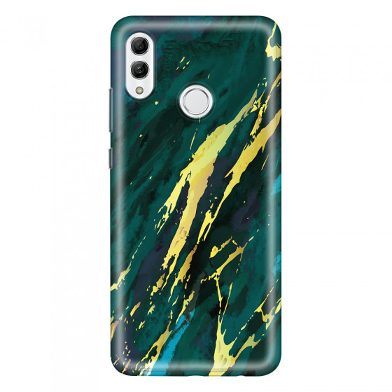 HONOR - Honor 10 Lite - Soft Clear Case - Marble Emerald Green