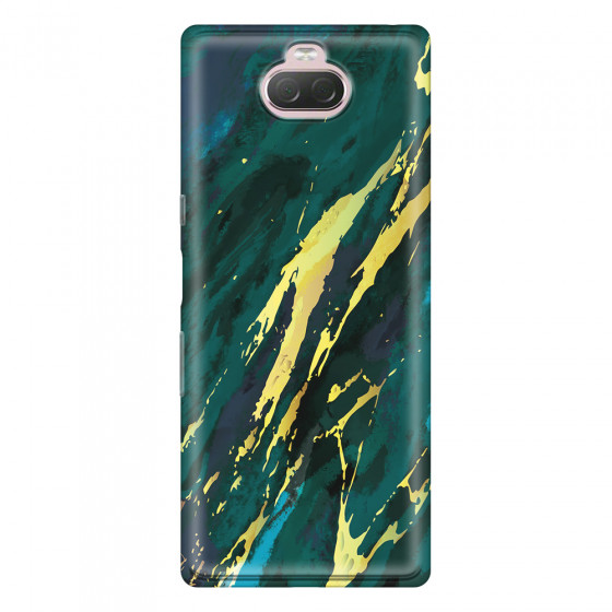 SONY - Sony 10 Plus - Soft Clear Case - Marble Emerald Green