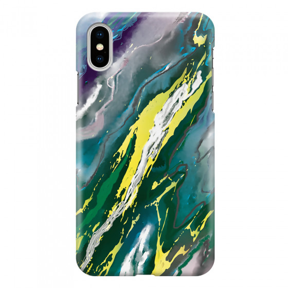 APPLE - iPhone XS Max - 3D Snap Case - Marble Rainforest Green