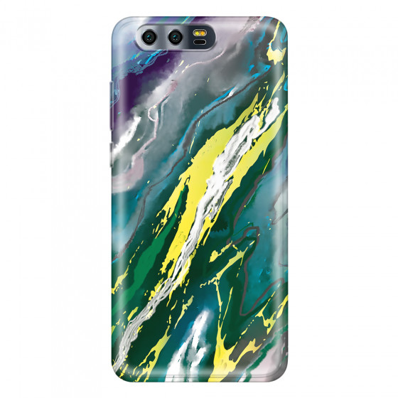 HONOR - Honor 9 - Soft Clear Case - Marble Rainforest Green