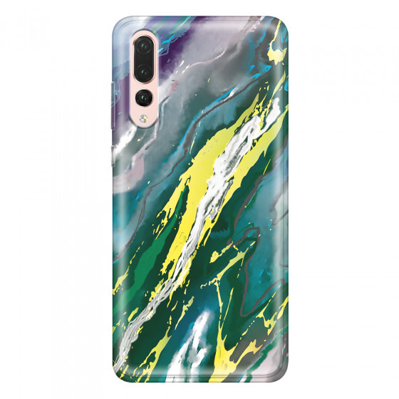 HUAWEI - P20 Pro - Soft Clear Case - Marble Rainforest Green