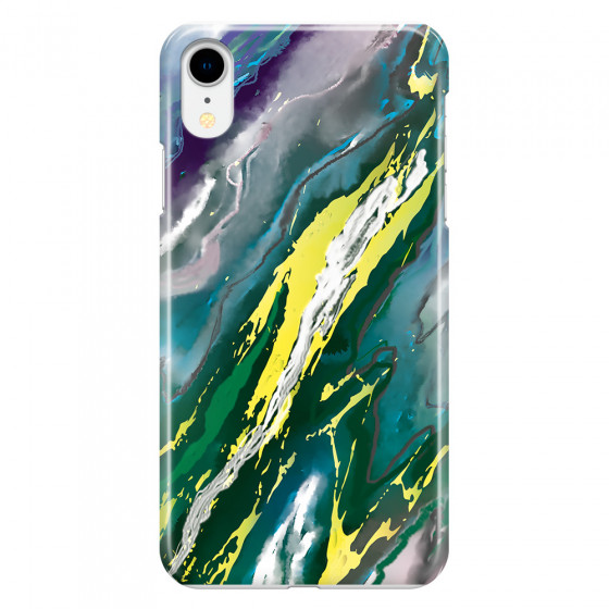 APPLE - iPhone XR - 3D Snap Case - Marble Rainforest Green