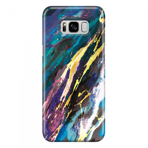 SAMSUNG - Galaxy S8 - 3D Snap Case - Marble Bahama Blue