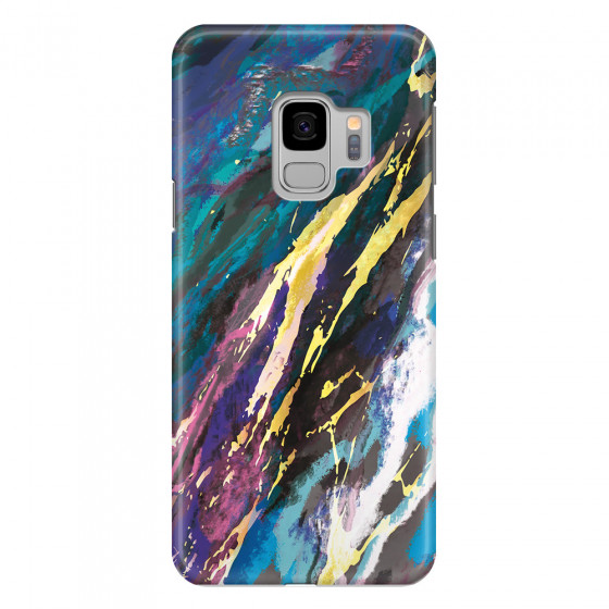 SAMSUNG - Galaxy S9 - 3D Snap Case - Marble Bahama Blue