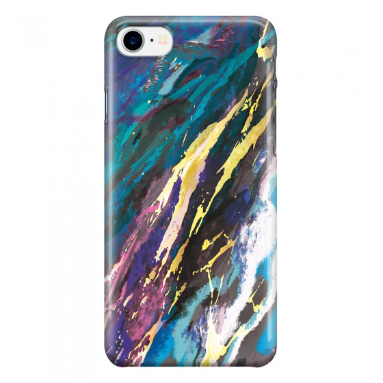 APPLE - iPhone 7 - 3D Snap Case - Marble Bahama Blue