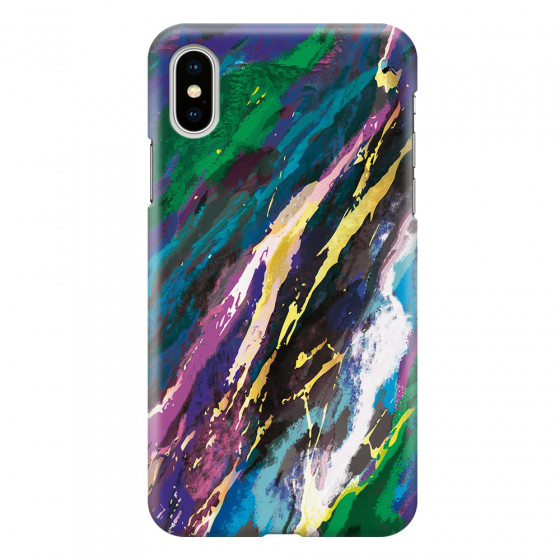 APPLE - iPhone XS Max - 3D Snap Case - Marble Emerald Pearl