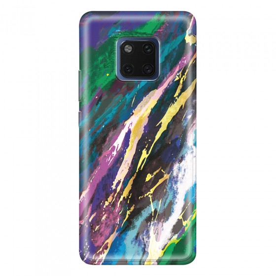 HUAWEI - Mate 20 Pro - Soft Clear Case - Marble Emerald Pearl