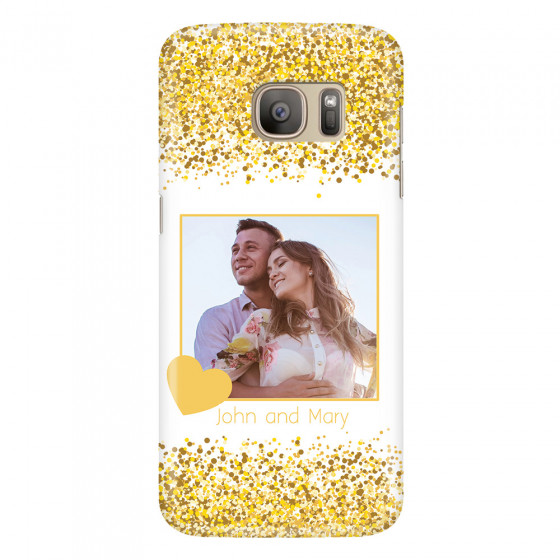 SAMSUNG - Galaxy S7 - 3D Snap Case - Gold Memories