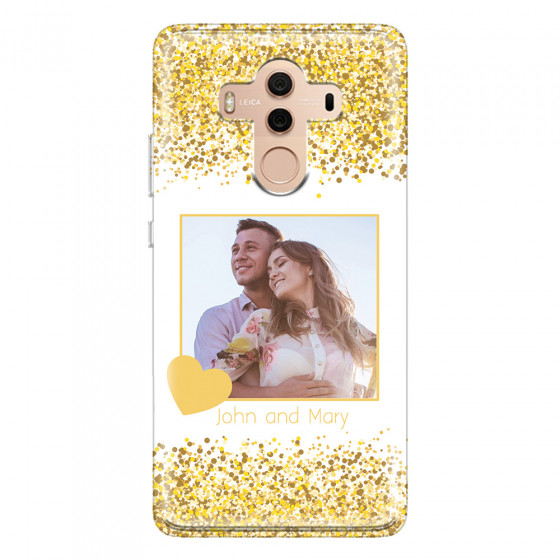 HUAWEI - Mate 10 Pro - Soft Clear Case - Gold Memories