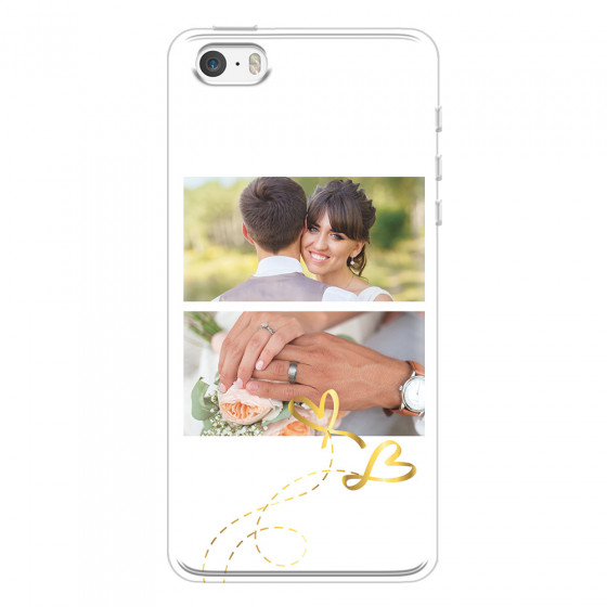 APPLE - iPhone 5S - Soft Clear Case - Wedding Day