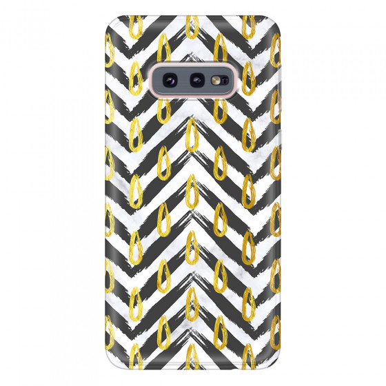 SAMSUNG - Galaxy S10e - Soft Clear Case - Exotic Waves