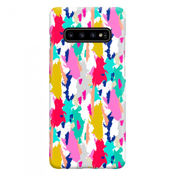 SAMSUNG - Galaxy S10 - 3D Snap Case - Paint Strokes