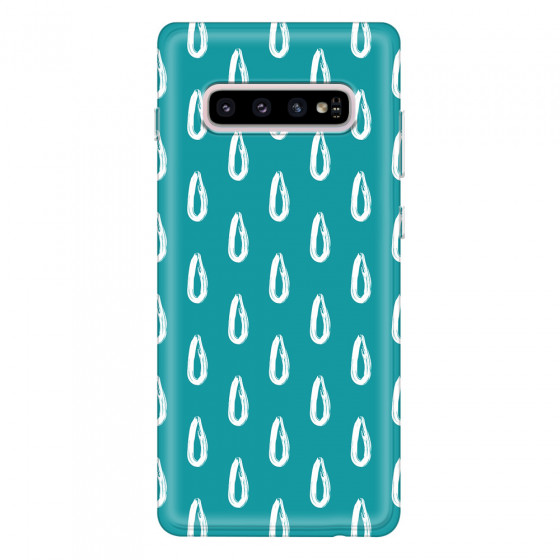 SAMSUNG - Galaxy S10 - Soft Clear Case - Pixel Drops