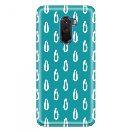 XIAOMI - Pocophone F1 - Soft Clear Case - Pixel Drops
