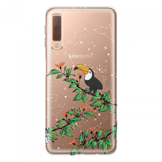 SAMSUNG - Galaxy A7 2018 - Soft Clear Case - Me, The Stars And Toucan
