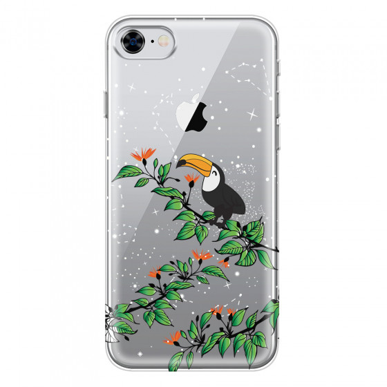 APPLE - iPhone 8 - Soft Clear Case - Me, The Stars And Toucan