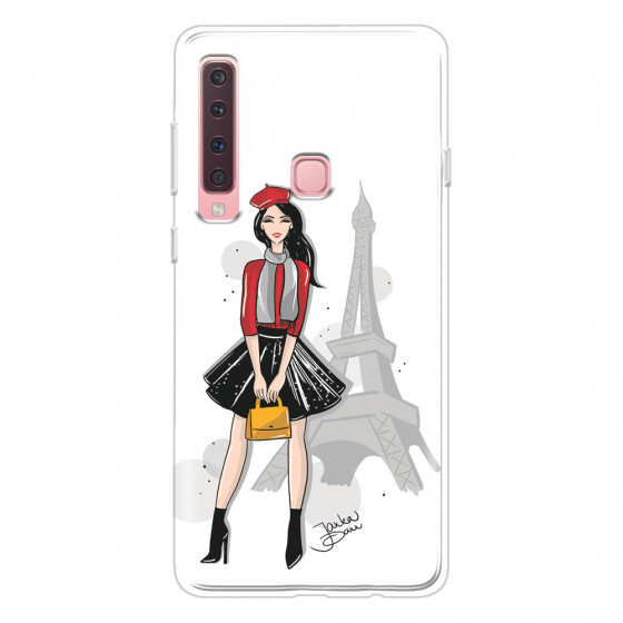 SAMSUNG - Galaxy A9 2018 - Soft Clear Case - Paris With Love