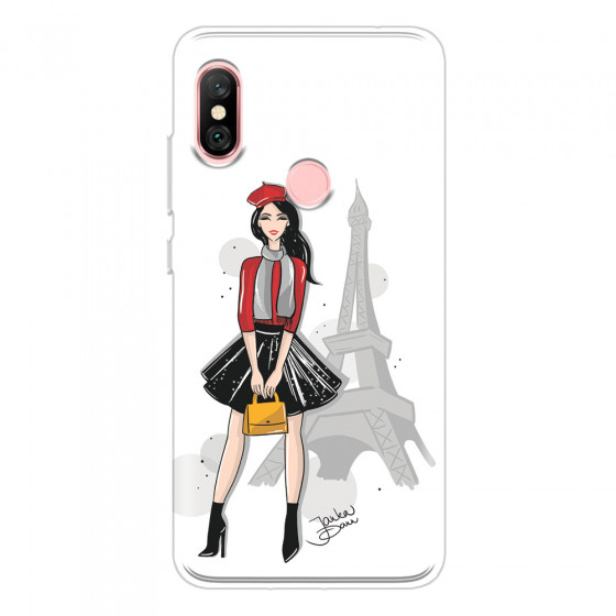 XIAOMI - Redmi Note 6 Pro - Soft Clear Case - Paris With Love