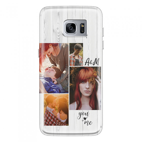 SAMSUNG - Galaxy S7 Edge - Soft Clear Case - Love Arrow Memories