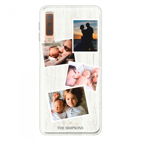 SAMSUNG - Galaxy A7 2018 - Soft Clear Case - The Simpsons