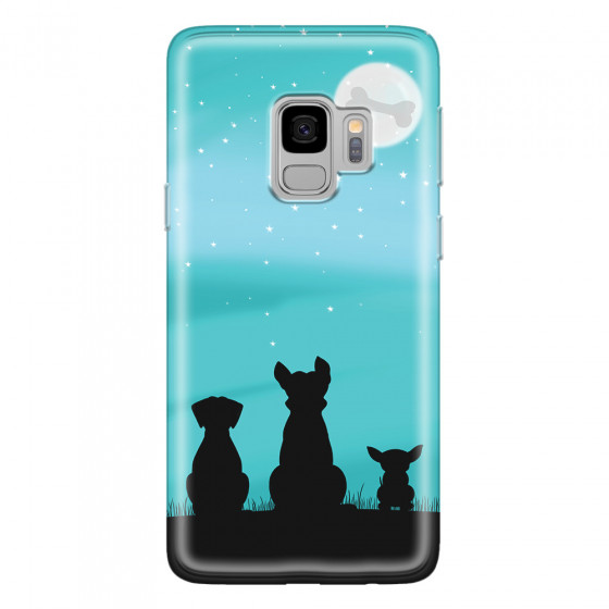 SAMSUNG - Galaxy S9 - Soft Clear Case - Dog's Desire Blue Sky