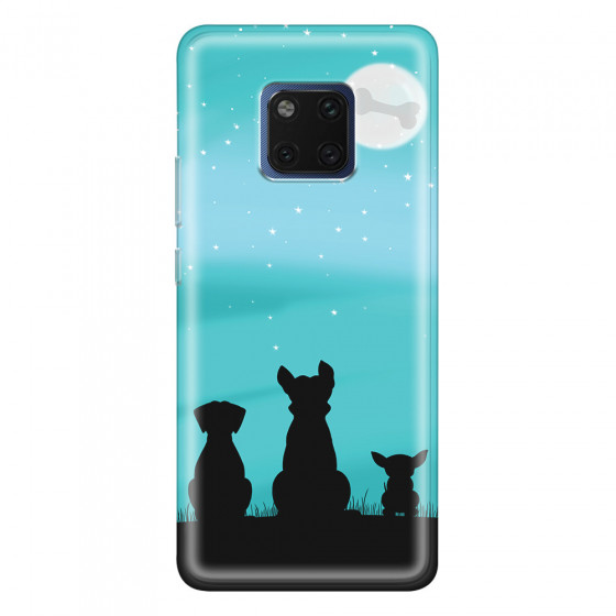 HUAWEI - Mate 20 Pro - Soft Clear Case - Dog's Desire Blue Sky