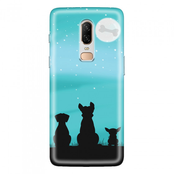 ONEPLUS - OnePlus 6 - Soft Clear Case - Dog's Desire Blue Sky
