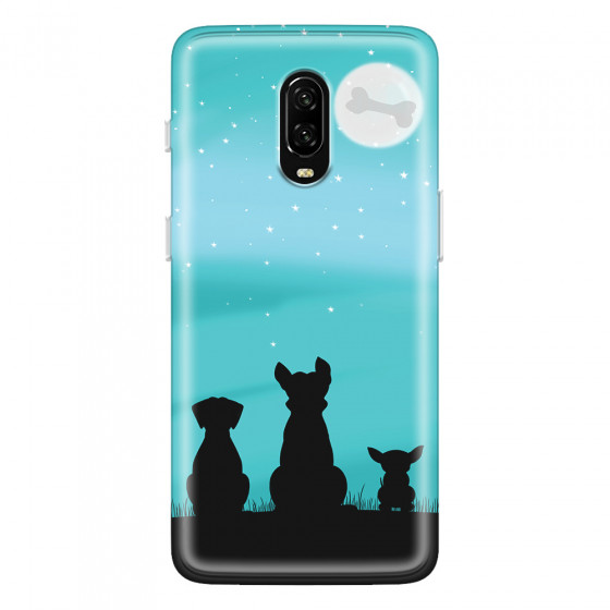 ONEPLUS - OnePlus 6T - Soft Clear Case - Dog's Desire Blue Sky