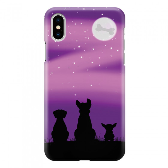 APPLE - iPhone XS Max - 3D Snap Case - Dog's Desire Violet Sky