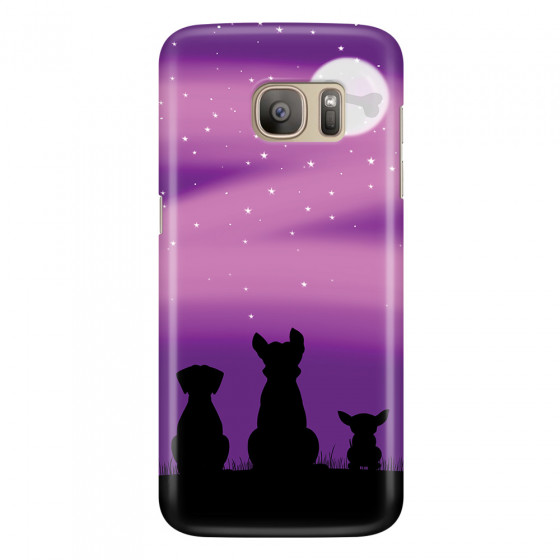 SAMSUNG - Galaxy S7 - 3D Snap Case - Dog's Desire Violet Sky