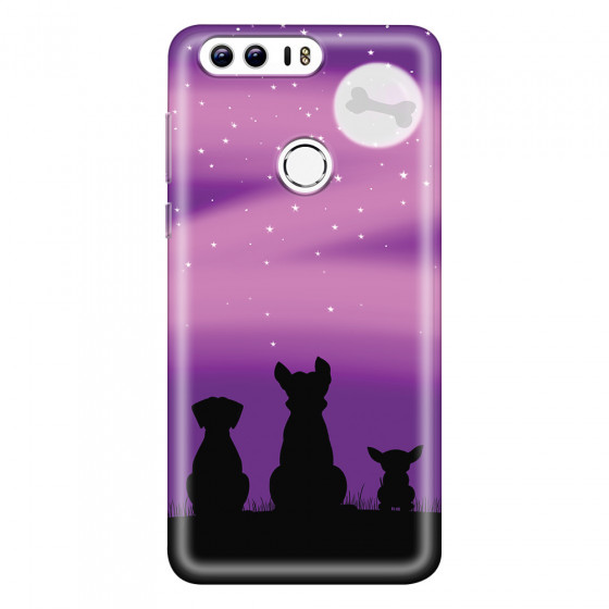 HONOR - Honor 8 - Soft Clear Case - Dog's Desire Violet Sky