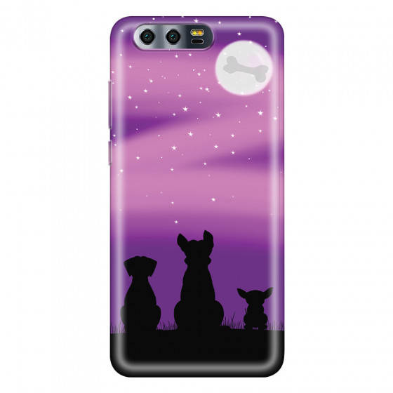 HONOR - Honor 9 - Soft Clear Case - Dog's Desire Violet Sky