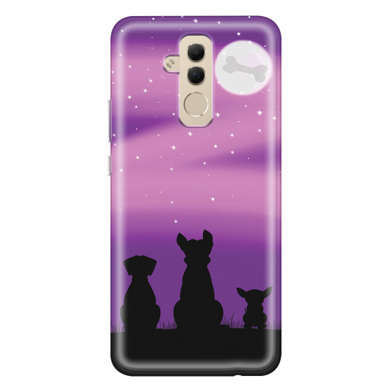 HUAWEI - Mate 20 Lite - Soft Clear Case - Dog's Desire Violet Sky