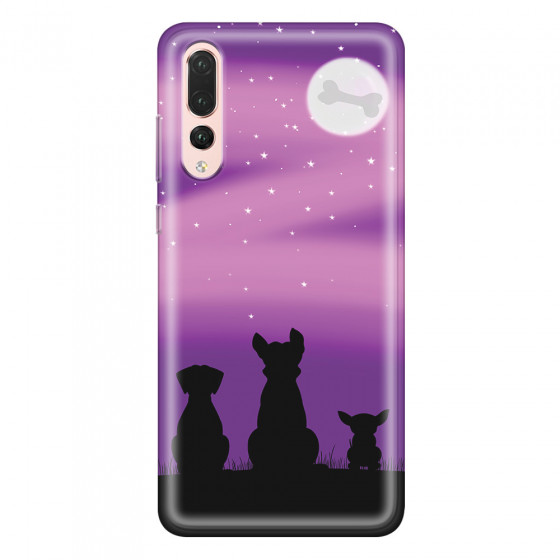 HUAWEI - P20 Pro - Soft Clear Case - Dog's Desire Violet Sky