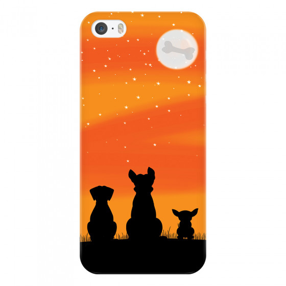 APPLE - iPhone 5S - 3D Snap Case - Dog's Desire Orange Sky
