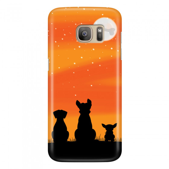 SAMSUNG - Galaxy S7 - 3D Snap Case - Dog's Desire Orange Sky