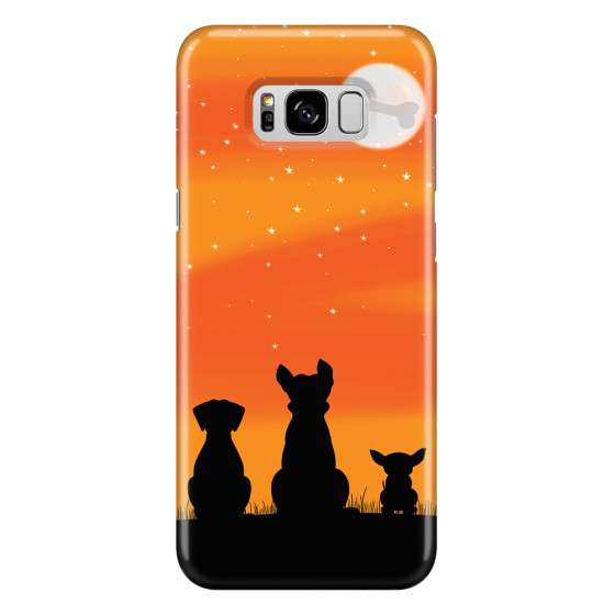 SAMSUNG - Galaxy S8 - 3D Snap Case - Dog's Desire Orange Sky