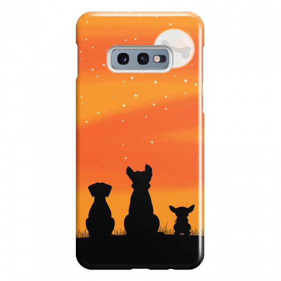 SAMSUNG - Galaxy S10e - 3D Snap Case - Dog's Desire Orange Sky