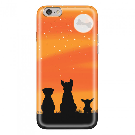 APPLE - iPhone 6S Plus - Soft Clear Case - Dog's Desire Orange Sky