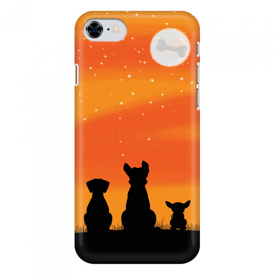 APPLE - iPhone 8 - 3D Snap Case - Dog's Desire Orange Sky