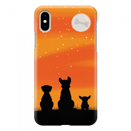APPLE - iPhone X - 3D Snap Case - Dog's Desire Orange Sky