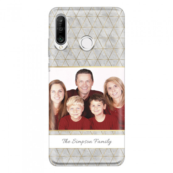 HUAWEI - P30 Lite - Soft Clear Case - Happy Family