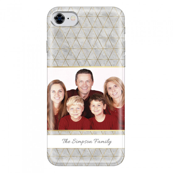 APPLE - iPhone 8 - Soft Clear Case - Happy Family