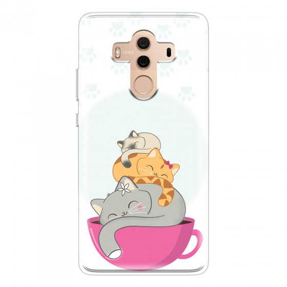 HUAWEI - Mate 10 Pro - Soft Clear Case - Sleep Tight Kitty
