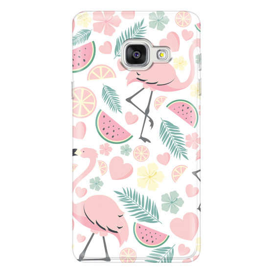 SAMSUNG - Galaxy A5 2017 - Soft Clear Case - Tropical Flamingo III