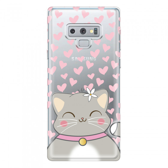 SAMSUNG - Galaxy Note 9 - Soft Clear Case - Kitty
