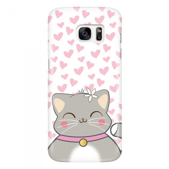 SAMSUNG - Galaxy S7 Edge - 3D Snap Case - Kitty