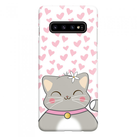 SAMSUNG - Galaxy S10 - 3D Snap Case - Kitty