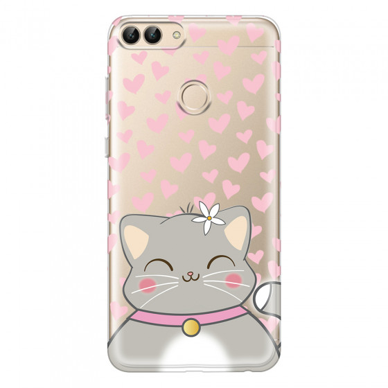 HUAWEI - P Smart 2018 - Soft Clear Case - Kitty