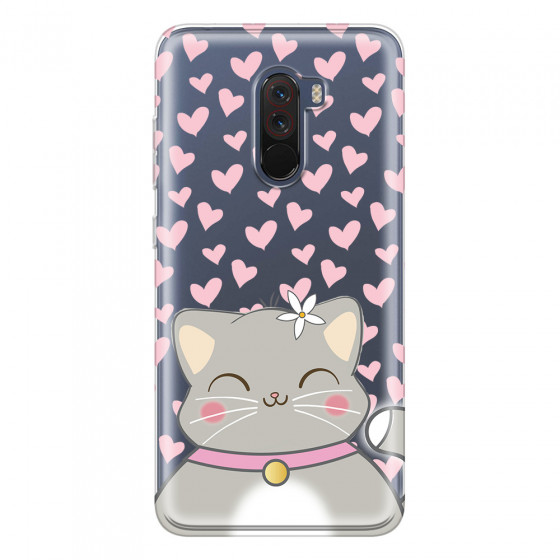XIAOMI - Pocophone F1 - Soft Clear Case - Kitty